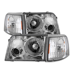 SPYDER 9029394 ( xTune ) Ford Ranger 93-97 Projector Headlights With Corner Ligh