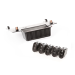 RUGGED RIDGE 17235.73 Switch Panel Kit; Lower, 5 Etched Switches; 11-18