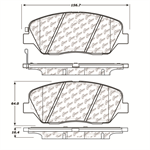 STOP TECH 105.13850 BRAKE PADS 04-09