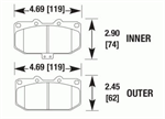 HAWK HB178B.564 BRAKE PADS