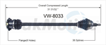 TRAKMOTIVE VW-8033 CV Axle Shaft