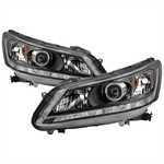 SPYDER 9040719 ( xTune ) Honda Accord 2013-2015 Sedan Halogen Models with LED Da