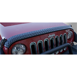 RUGGED RIDGE 11651.17 Body Armor, Hood Guard; 07-18 Jeep Wrangler JK