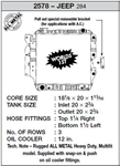 CSF 2578 87-04 JEEP WRANGLER (HD)