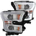 ANZO 111348 HEADLIGHT F150 CHROME/CLEAR15-16