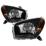 SPYDER 9035999 ( Akkon ) Toyota RAV4 2001-2003 OEM Style Headlights - Black