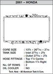 CSF 2861 97-01 HONDA PRELUDE