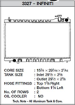 CSF 3327 Radiator