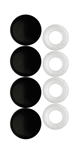 CRUISER 82650 FASTENER CAPS  BLACK