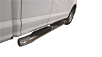 TRAILFX A8239S 6'OVAL BENT NERF BAR  POLISHED STAINLESS STEEL