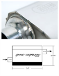 HOOKER 21504 AERO CHAMBER 2 1/2'