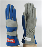 RACEQUIP 351025 1-LYR SFI-1 GLOVE LEG  BL