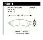 HAWK HB111B.610 Brake Pad
