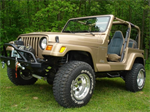 N-FAB J9746TX Nerf Step Jeep, 97-06 Wrangler TJ / BJ 2 Door All