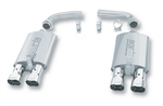 BORLA 11376 REAR SECTION KT CORVETTE 84-91