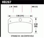 HAWK HB267J.480 Brake Pad