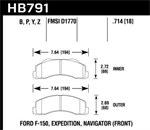HAWK HB791Y.714 Brake Pad