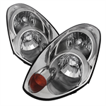 SPYDER 9023910 ( Akkon )Infiniti G35 05-06 Sedan Crystal Headlights - Xenon/HID