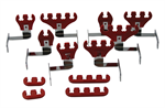 MOROSO 72176 WIRE LOOM KIT BBC RED