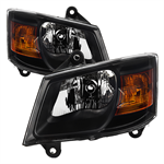 SPYDER 9035173 ( Akkon ) Dodge Grand Caravan 08-10 OEM Style Headlights-Black