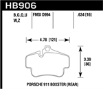 HAWK HB906W.634 Brake Pad