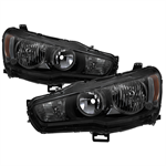 SPYDER 9937552 ( xTune ) Mitsubishi Lancer 08-17 OE Style Headlights - Black Smo