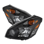 SPYDER 9023422 ( Akkon ) Nissan Quest 04-09 Crystal Headlights - Black