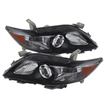 SPYDER 5072870 ( xTune ) Toyota Camry 10-11 Amber Projector Headlights - Black