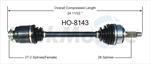 TRAKMOTIVE HO-8143 CV Axle Shaft