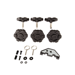 RUGGED RIDGE 13510.09 Elite Hard Top Quick Removal Kit, w/Clips, 07-18 W