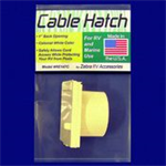 ZEBRA EC147CW CABLE HATCH COLONIAL WHIT