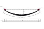 PRO COMP 22610 LEAF SPRING FRONT 6.5'