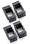 RUGGED RIDGE 17235.20 Switch Housing Kit, 4 Piece, Rocker Style Switches