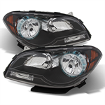 SPYDER 9026010 ( xTune ) Chevy Malibu 2008-2012 Crystal Headlights - Black