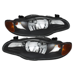 SPYDER 9023187 ( Akkon ) Chevy Monte Carlo 00-05 Crystal Headlights - Black