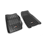 RUGGED RIDGE 12920.25 All Terrain Floor Liner Kit, Front, Black; 84-01 J