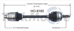 TRAKMOTIVE HO-8180 CV Axle Shaft