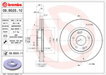BREMBO 09.B525.11 Brake Rotor