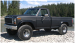BUSHWACKER 20012-11 REAR FENDER FLARE PU/BRONCO 80-86