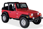 BUSHWACKER 10908-07 Fender Flares: 1997-2006 Jeep Wrangler; Pocket Sty