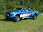 N-FAB T0678CCTX Nerf Step Toyota, 05-15 Tacoma Double Cab All Beds