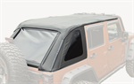 RUGGED RIDGE 13750.38 Bowless Soft Top, Black Diamond; 07-18 Jeep Wrangl