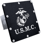 AUTOMOTIVE GOLD T.USMC.RB Trailer Hitch Cover