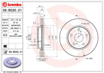 BREMBO 09.B520.21 Brake Rotor