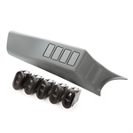 RUGGED RIDGE 17235.70 Switch Pod Kit, A-Pillar, 4 Etched Switches, LHD;