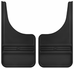 HUSKY 55000 Rubber Front Mud Flaps - 12IN w/o Weight- 2008-201