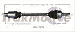 TRAKMOTIVE HO-8229 CV Axle Shaft