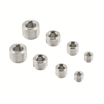 MR GASKET 6352G CHROME PIPE PLUG SET 8 PC