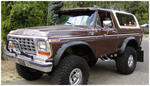 BUSHWACKER 20014-11 REAR FENDER FLARE FD BRONCO 73-79