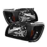 SPYDER 5056221 ( xTune ) Toyota Tacoma 01-04 1 Piece with Chrome Trim Corner Cry
